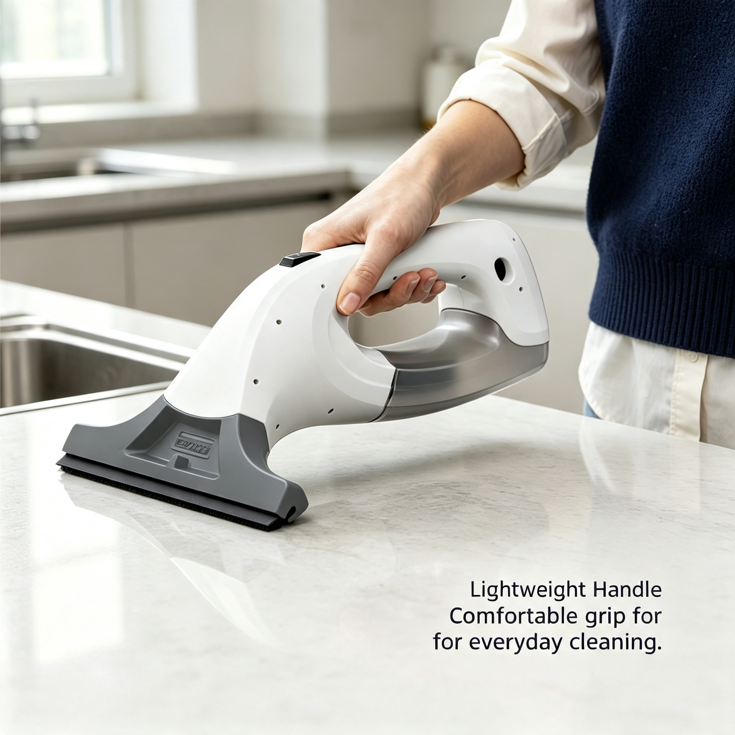 Hand‑held Cordless Window Vacuum Cleaner for Glass Mirror &amp; Tile Surface