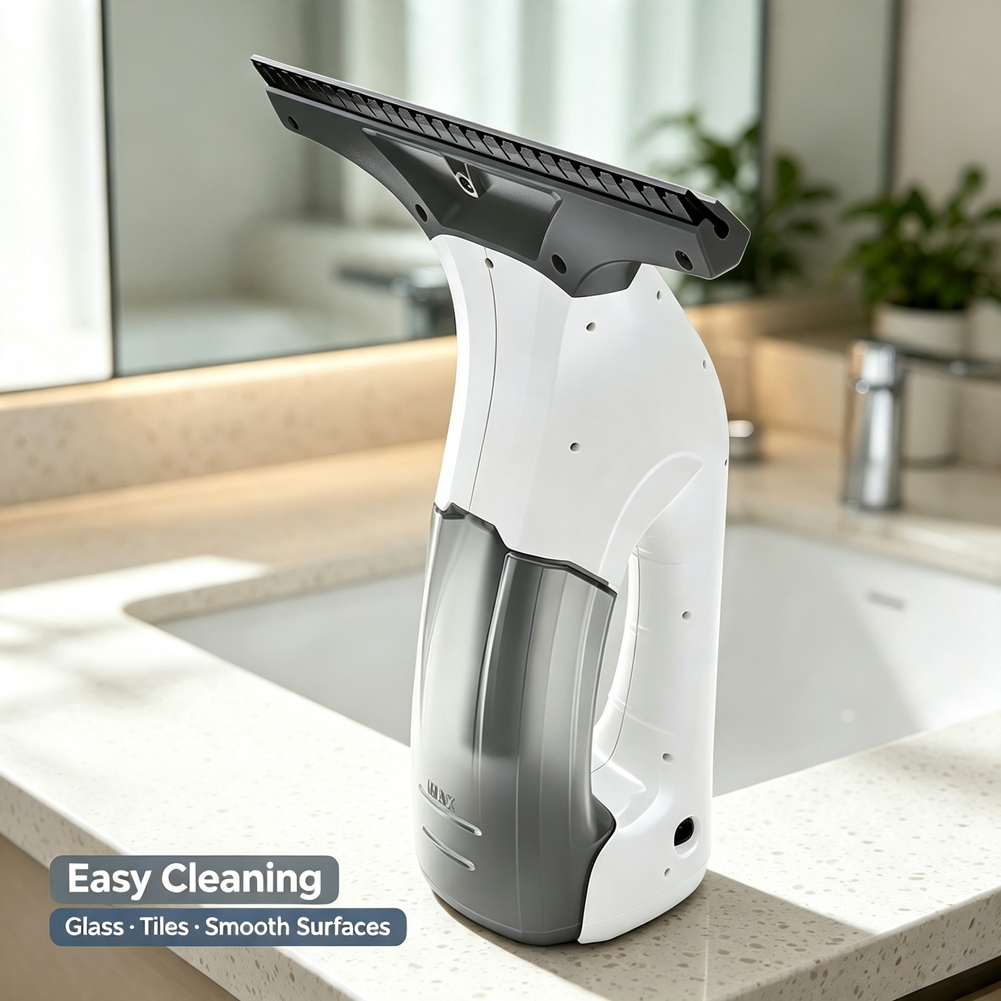 Hand‑held Cordless Window Vacuum Cleaner for Glass Mirror &amp; Tile Surface